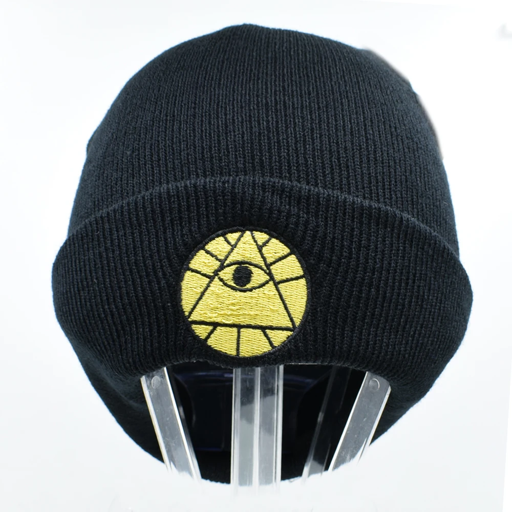 Климатическая Гравити Фолс шапка шапки Bill Dipper Mabel Beanie зимняя теплая вязаная для