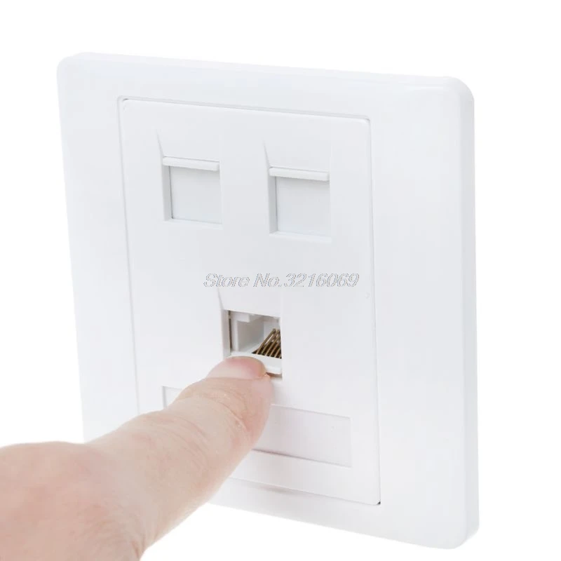 86 Тип компьютерная розетка Панель CAT5E сетевой модуль RJ45 кабель Интерфейс Outlet Sep12 Прямая поставка