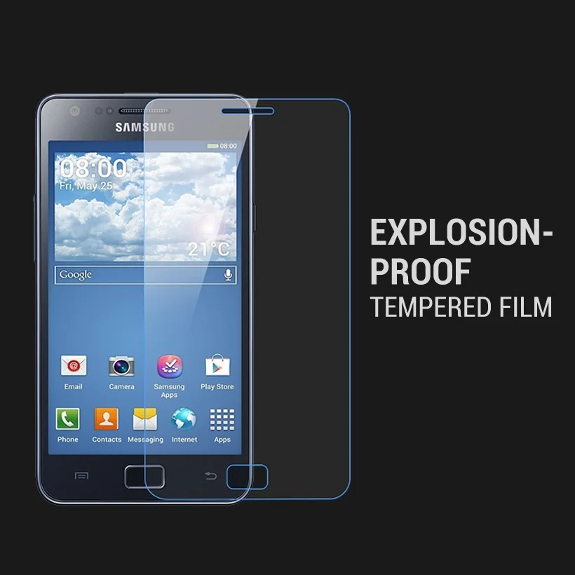 

McCollum Tempered Glass For Samsung Galaxy S2 II I9100 I9100G I9108 I9100p SII S2 Screen Protectors