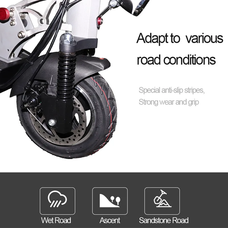 Sale 48v500w Electric Scooter Over 100km Longboard Strong powerful Foldable Electric Bicycle Adult hoverboad e scooter with seat 3