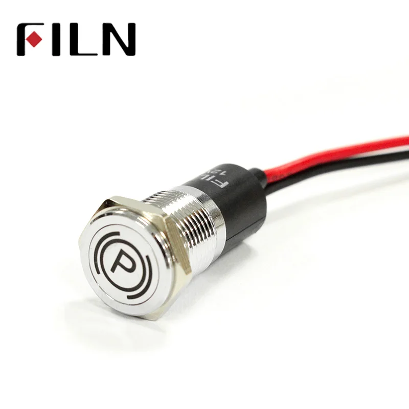 14mm 12v indicator light