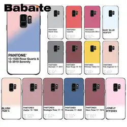 Babaite калиенте Pantone DIY печатным рисунком чехол для телефона для Samsung Galaxy S4 S5 S6 S7 S8 S9 S7 край плюс мобильный чехол для телефона