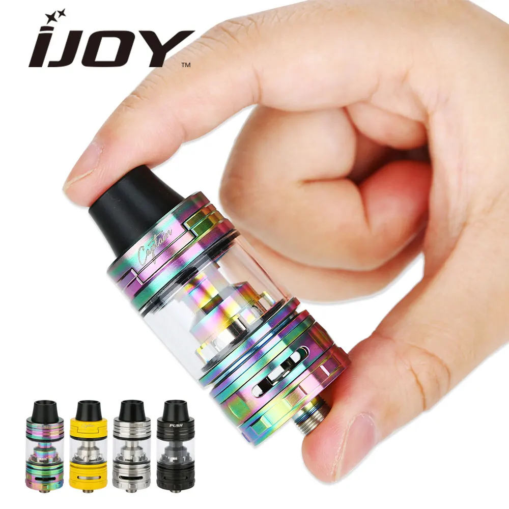 

Original IJOY Captain Mini Subohm Tank 3.2ml & 2ml Tank Capacity Sliding Top Filling Best for vape box mod E-cigarette Vape Tank