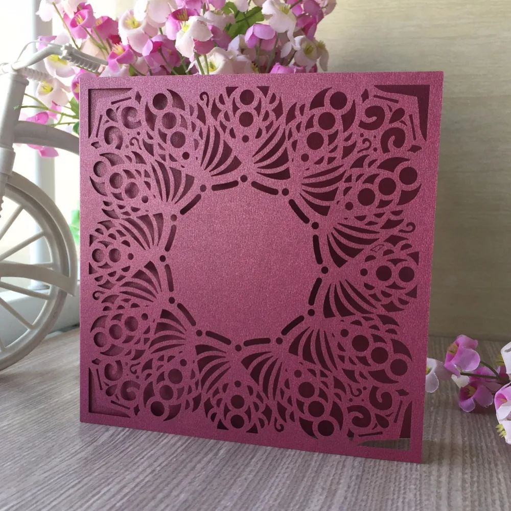35pcs Classic Laser Cut Modern Design Flower Lace Decorating