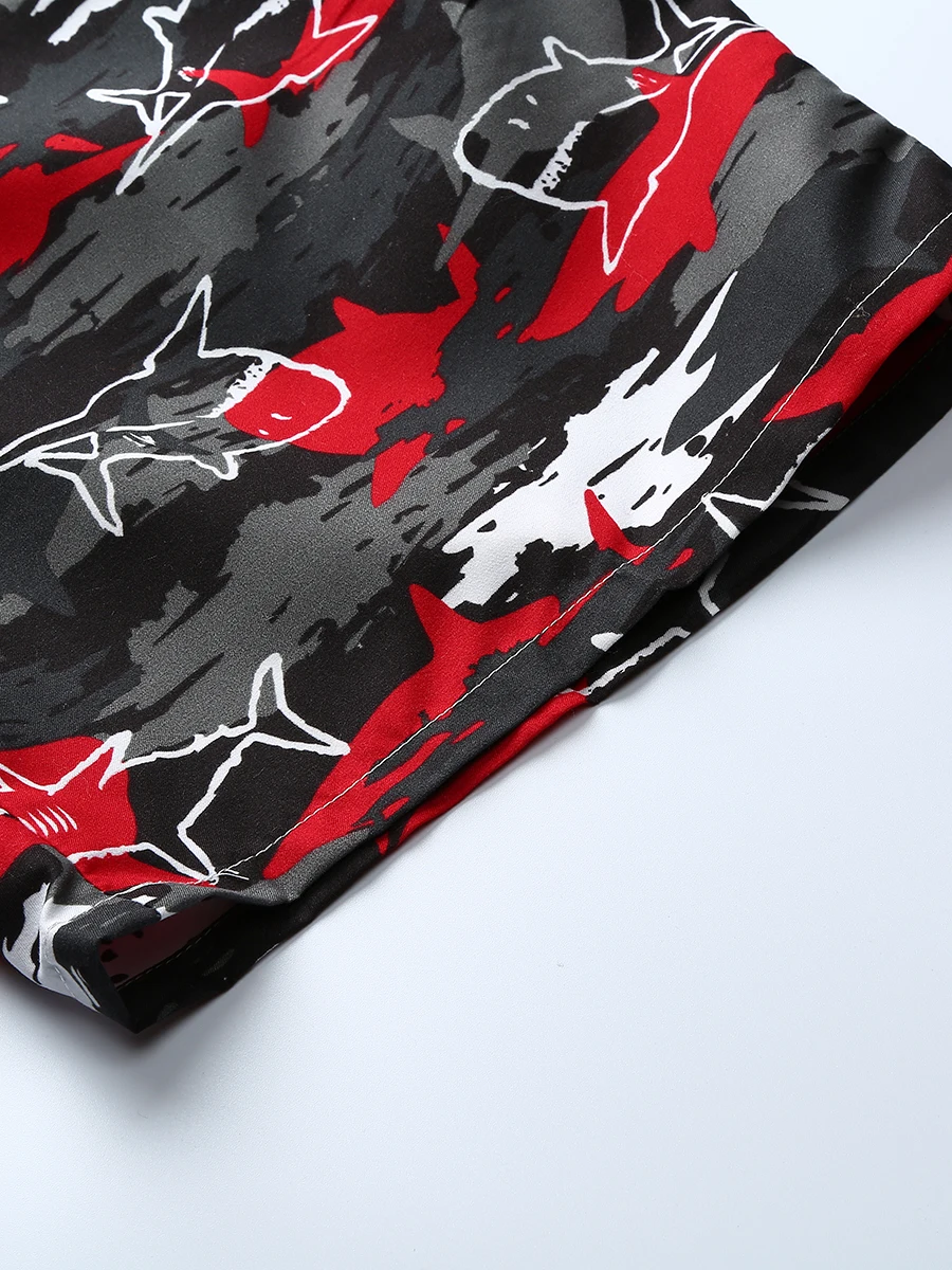 Quick Dry Beach Men Board Shorts Swimming Bermuda Surf Board Shorts Sports Beach Pants Men Short Homme Shark