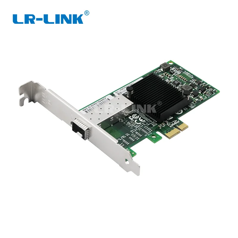 

LR-LINK 6220PF-SFP PCI-Express x1 Network Card Gigabit Ethernet Adapter Fiber Optical Lan Card Intel 82575 For PC NIC