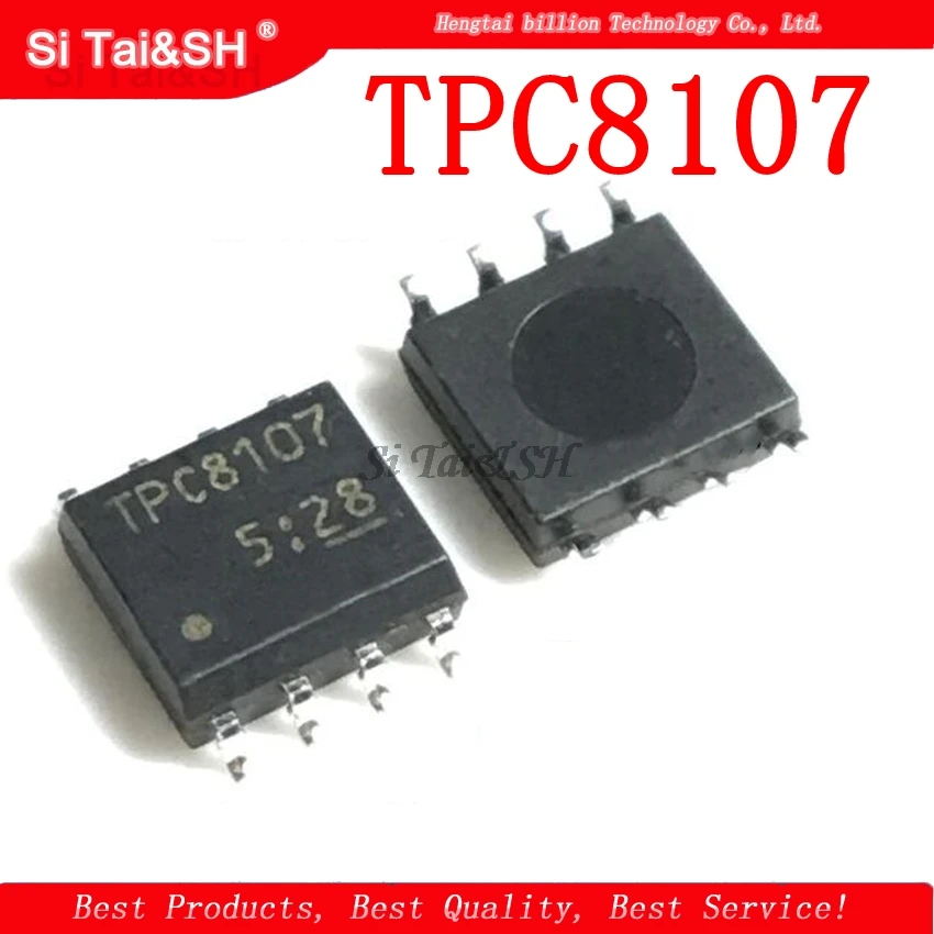 10 шт./лот TPC8107 SOP8 30V13A литиевая батарея защиты IC MOS трубки P трубки