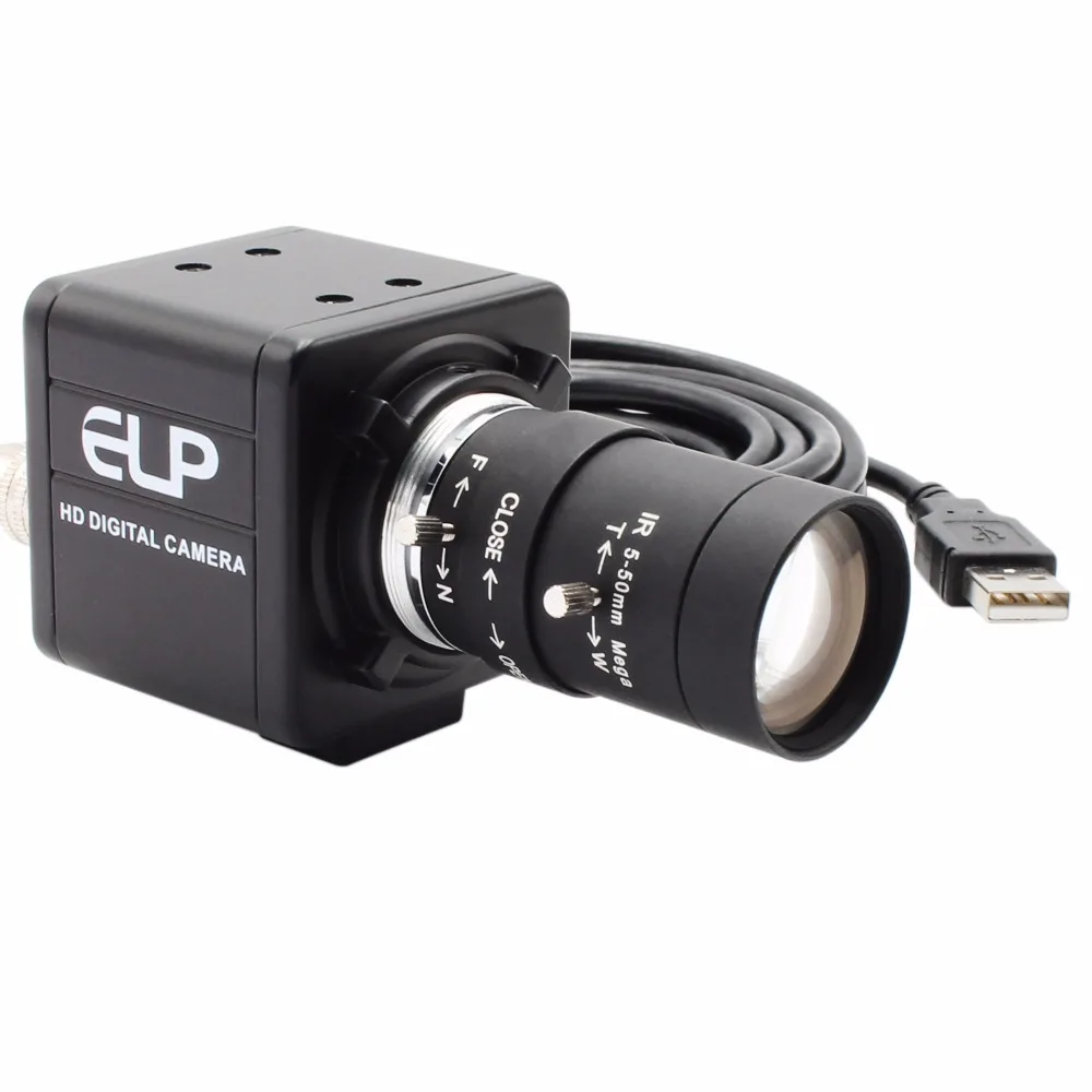 ELP варифокальная линза 5 50 мм CS HD 720P usb камера Android Linux Windows Mac Ominivision OV9712 CMOS H.264