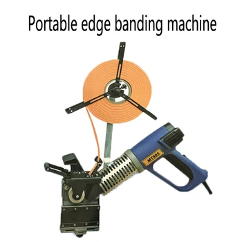 

Woodworking portable curve straight 2000W Manual edge banding machine Small home improvement decoration tool 220V 1pc