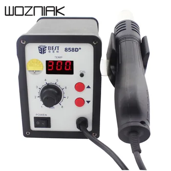 

Lead screw type hot air gun bst 858d+ Accurate and stable temperature LED visual display Accurate and stable temperature LED