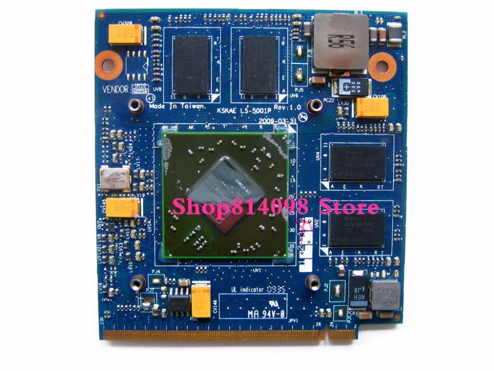 A500 L500 L550 VGA Video Card HD4650 M96 DDR3 1G ATI 216-0729042 KSKAE LS-5001P K00005001 MXM II 100% TESTED FULL A500 L500 L550 VGA Video Card HD4650 M96 DDR3 1G ATI 216-0729042 KSKAE LS-5001P K00005001 MXM II 100% TESTED FULL