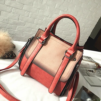 Beibaobao, винтажные новые сумки для женщин, женская брендовая кожаная сумка, высокое качество, маленькие сумки, женские сумки через плечо, повседневные - Цвет: red