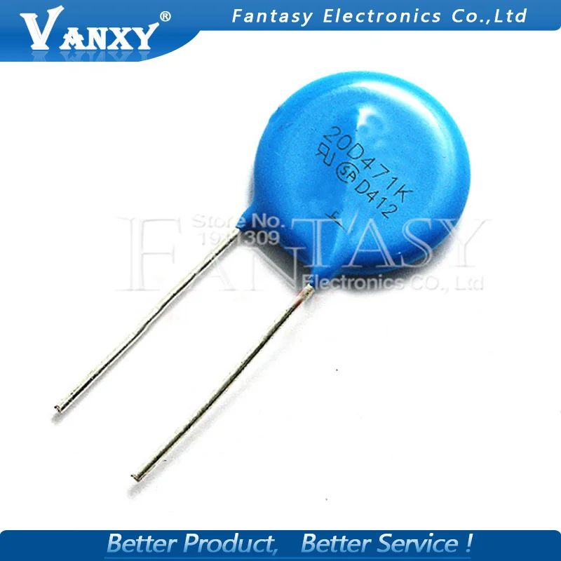 5 шт. Варистор 20D471K 470 в piezoresistor 20D471