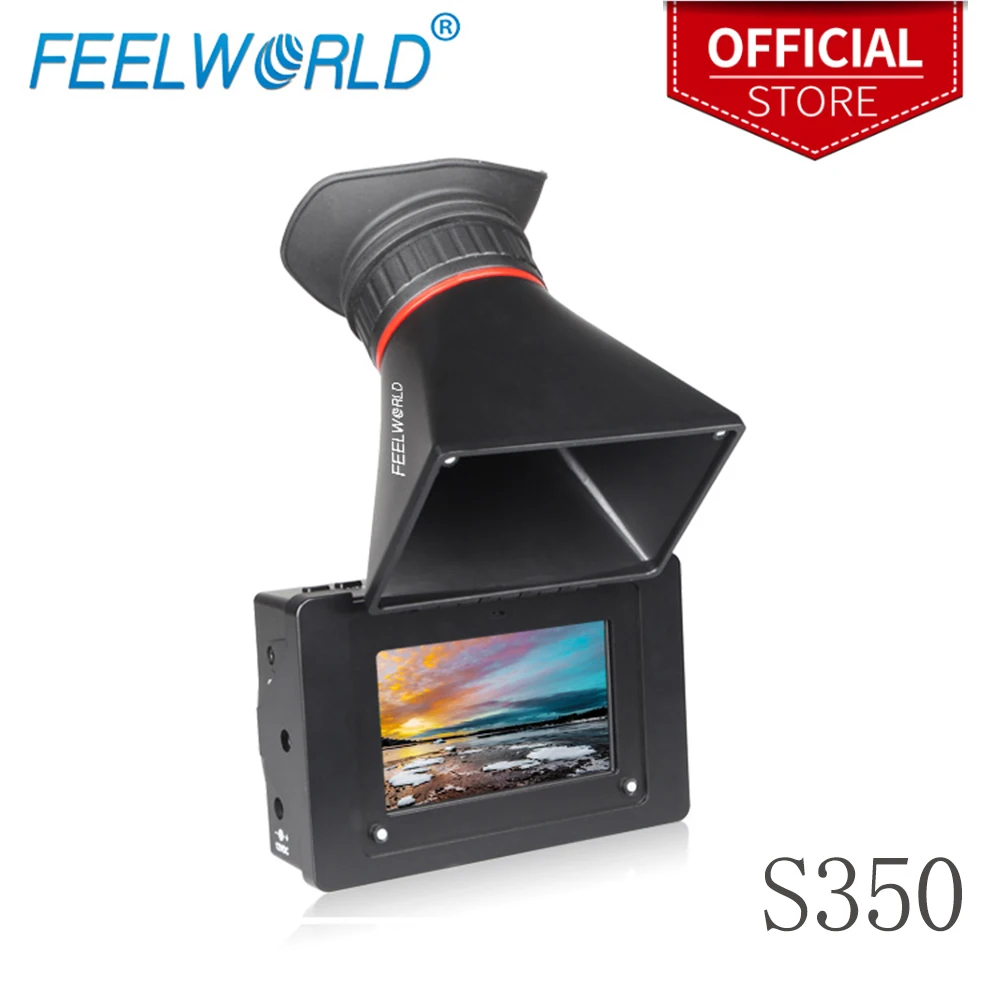 Электронный видоискатель Feelworld S350 3 5 дюйма EVF 3G SDI HDMI внешний с ЖК дисплеем|lcd view