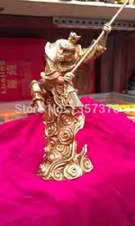 Shitou 001062 бронзовый старый стиль король обезьян будды провести jingubang статуя