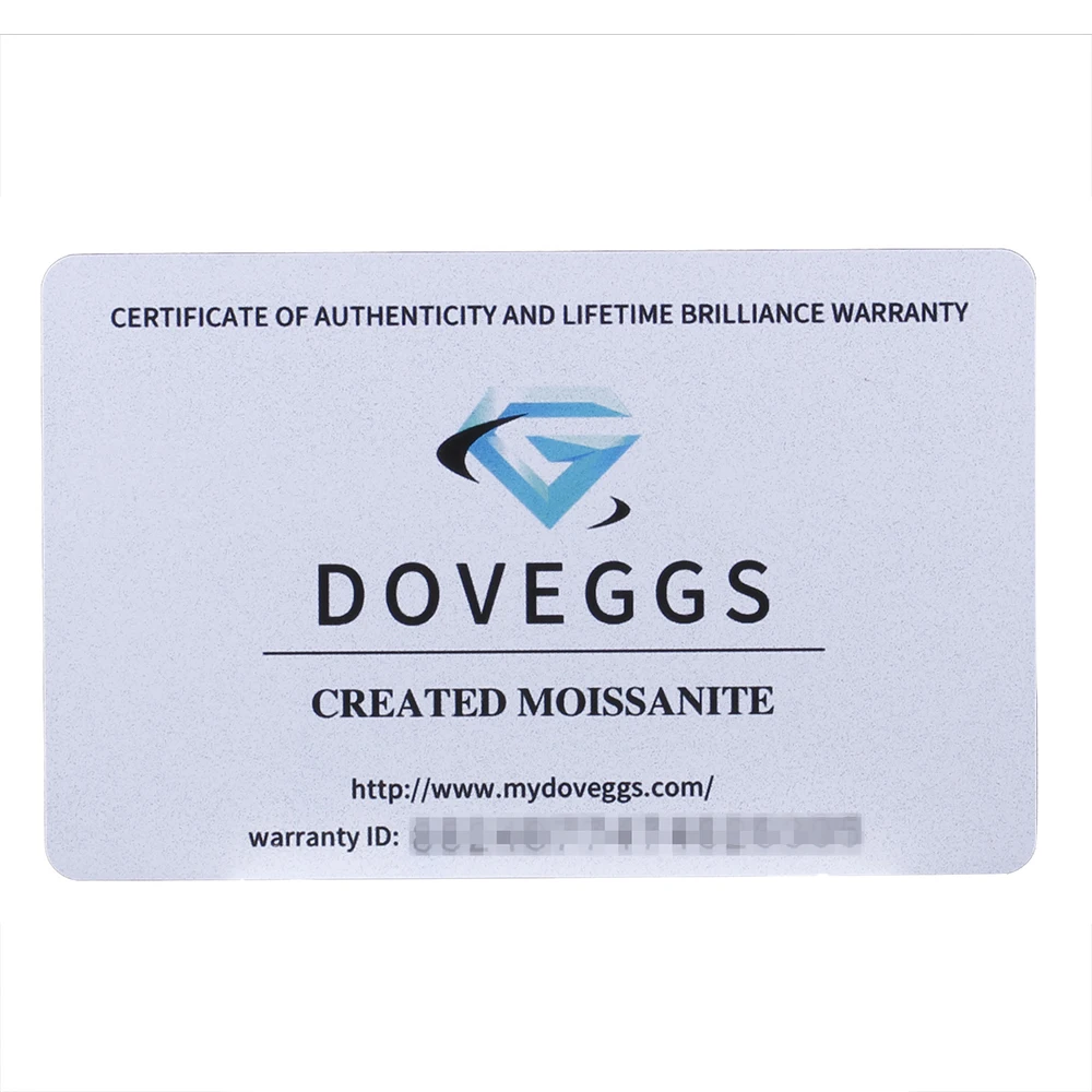 DovEggs стерлингового серебра 925 центр 1ct 5*7 мм Подушка HI color Moissanite вечерние обручальное кольцо с камнем с акцентами