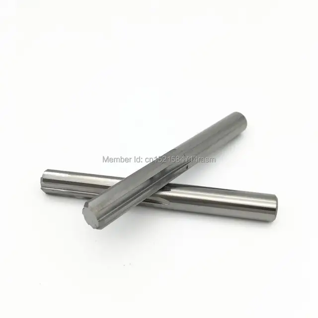 KLOT Solid Carbide Chucking Machine Reamer 6.5mm-10.5mm Length 100mm H7/H8 Straight Flute K10
