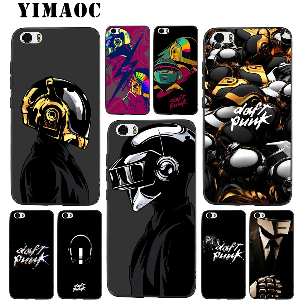Мягкий силиконовый чехол YIMAOC Daft Punk для Xiaomi Redmi Note 9 Mi 8 Se 7 6 6A A1 A2 4X 4A 5A 5 MAX 3 MiA1 |