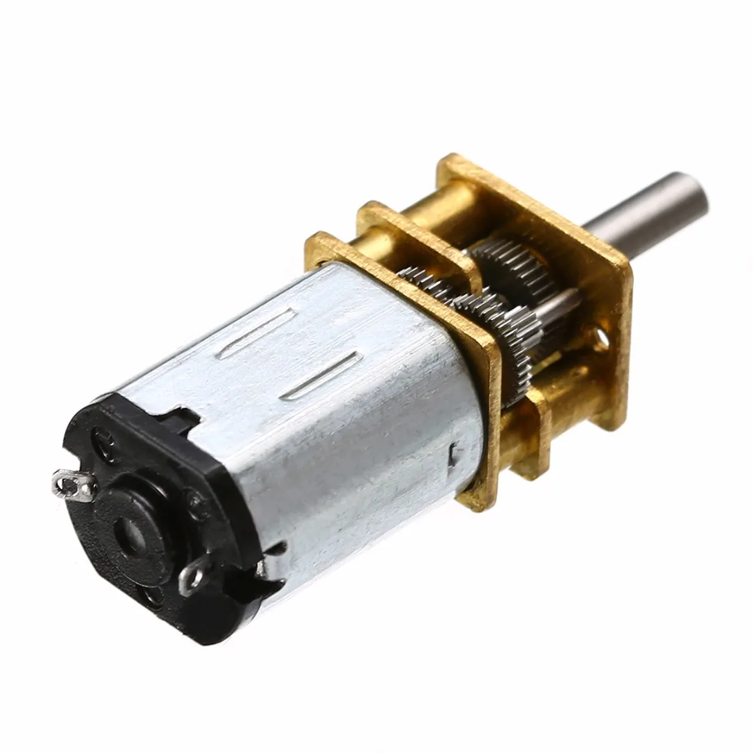 30RPM N20 Speed Reduction Gear Motors DC 6V Micro Speed Gear Motor with Metal Gearbox Wheel  For RC Car Robot Model