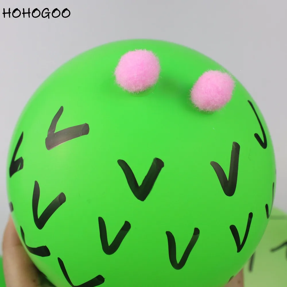HOHOGOO 6 шт./компл. 12 дюймов DIY Кактус воздушный шар латексный Гавайский тропический