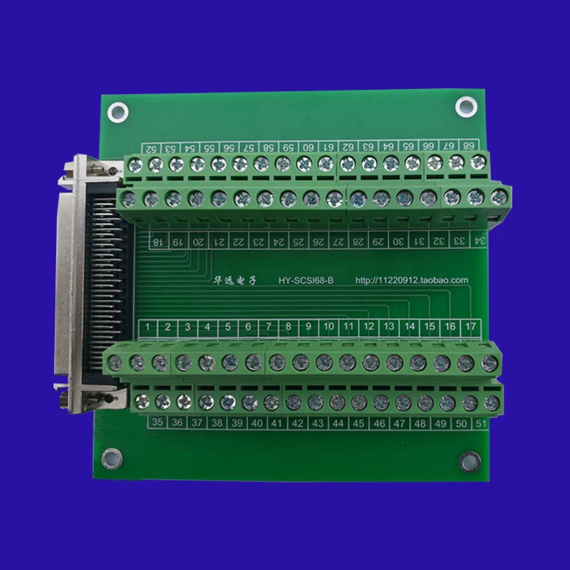 

SCSI 68 Female Terminal Block Adapter Plate Relay Terminal Block NI ACC68C ADAM3968