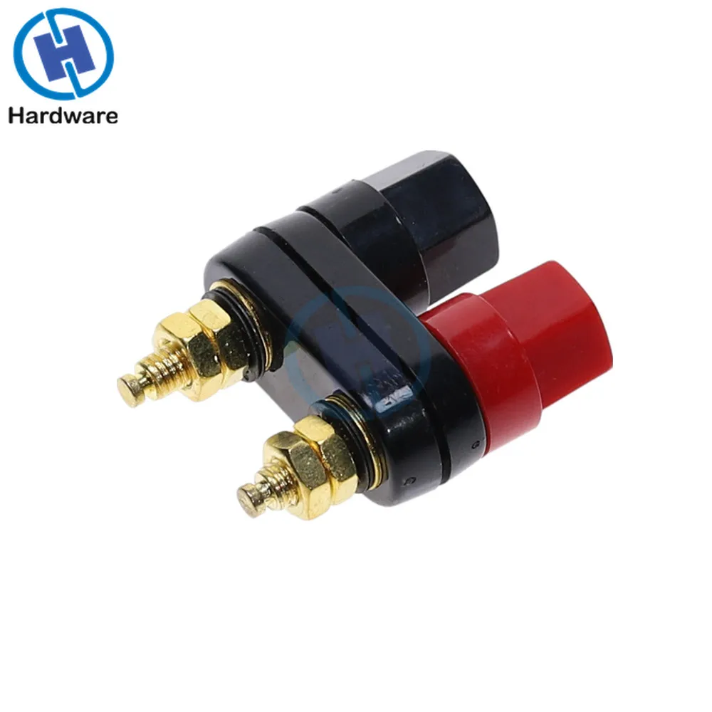 

Banana plugs Couple Terminals Red Black Connector Amplifier Terminal Binding Post Banana Speaker Plug Jack