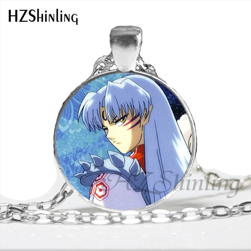 NS-00792 Inuyasha и Кагоме Цепочки и ожерелья с Стекло стимпанк ювелирные изделия для Для женщин Косплэй утверждающий кулон Цепочки и ожерелья s HZ1 - Окраска металла: 16