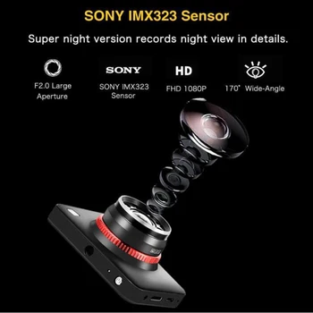 

car DVR Driving recorder 1080P HD night vision parking monitoring car wireless mini Car camera Dashcam Novatek 96658 Drop