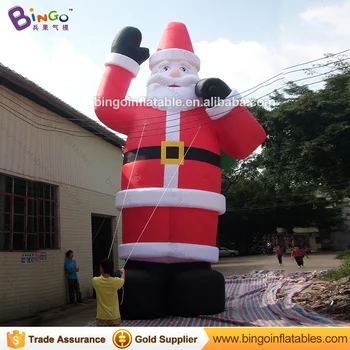 

Free Delivery 8M high Big Inflatable Santa Claus Figure hot sale blow up old man model with air blower For Chrismas Day toys