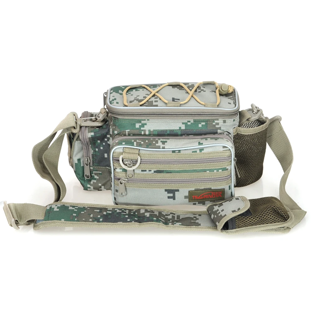 28x15x11.5cm Trulinoya Canvas Fishing Bags Waterproof Fishing bag Multi