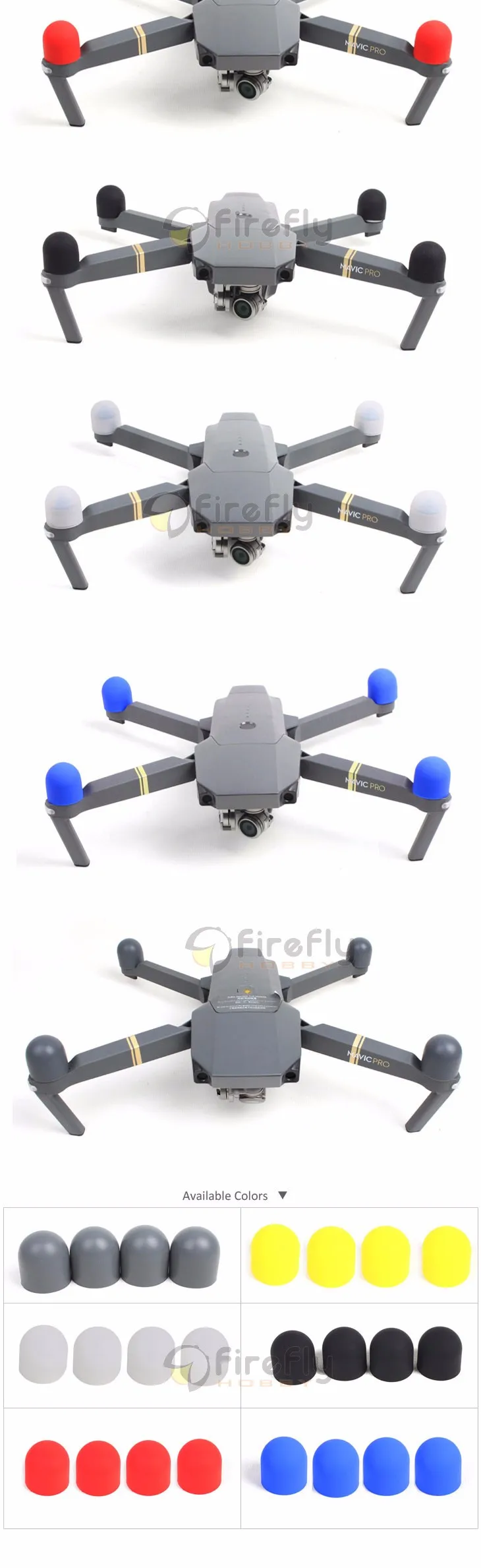 Силиконовый защитный чехол для двигателя DJI MAVIC Pro/MAVIC 2 Drone мягкий протектор двигателя