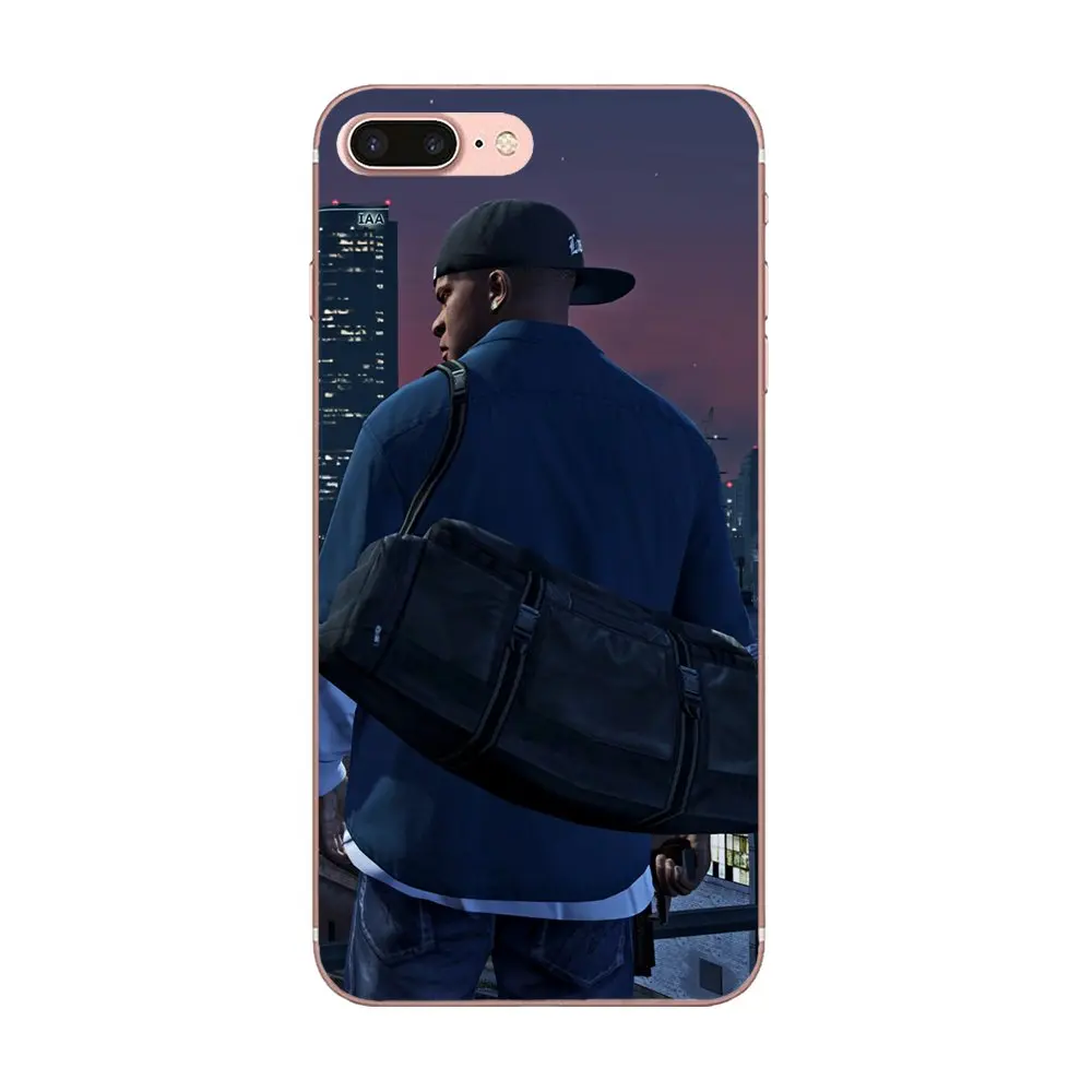 Для Samsung Galaxy Note 5 8 9 S3 S4 S5 S6 S7 S8 S9 S10 mini Edge Plus Lite мягкий чехол San Andreas Gta Grand Theft