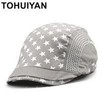 TOHUIYAN/Детская Милая кепка газетчика для девочек, шляпа для мальчика Boina, плоская кепка, осенне-летние фуражки для детей