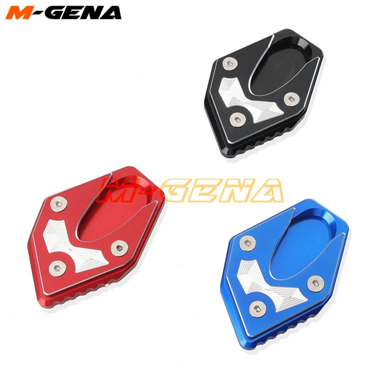 

For GW250 Inazuma 2011-2015 GSX250 GSX250R DL250 CNC Side Stand Kickstand Kick Stank Extension Foot Plate Pad Brand New