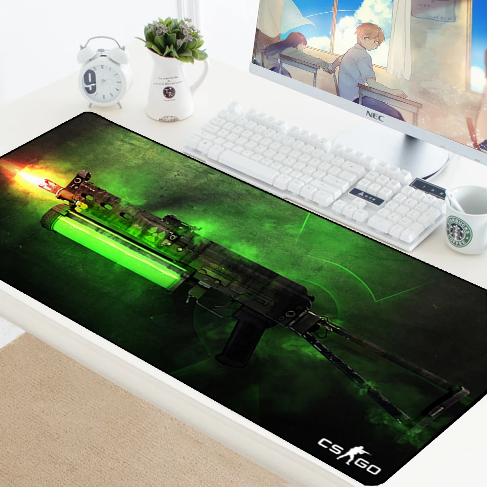 Large Game Mouse Pad Mat Laptop Gaming Mousepad Anti-slip Natural Rubber Grande Gamer Mouse Pad Fashion Office Desk Computer Pad