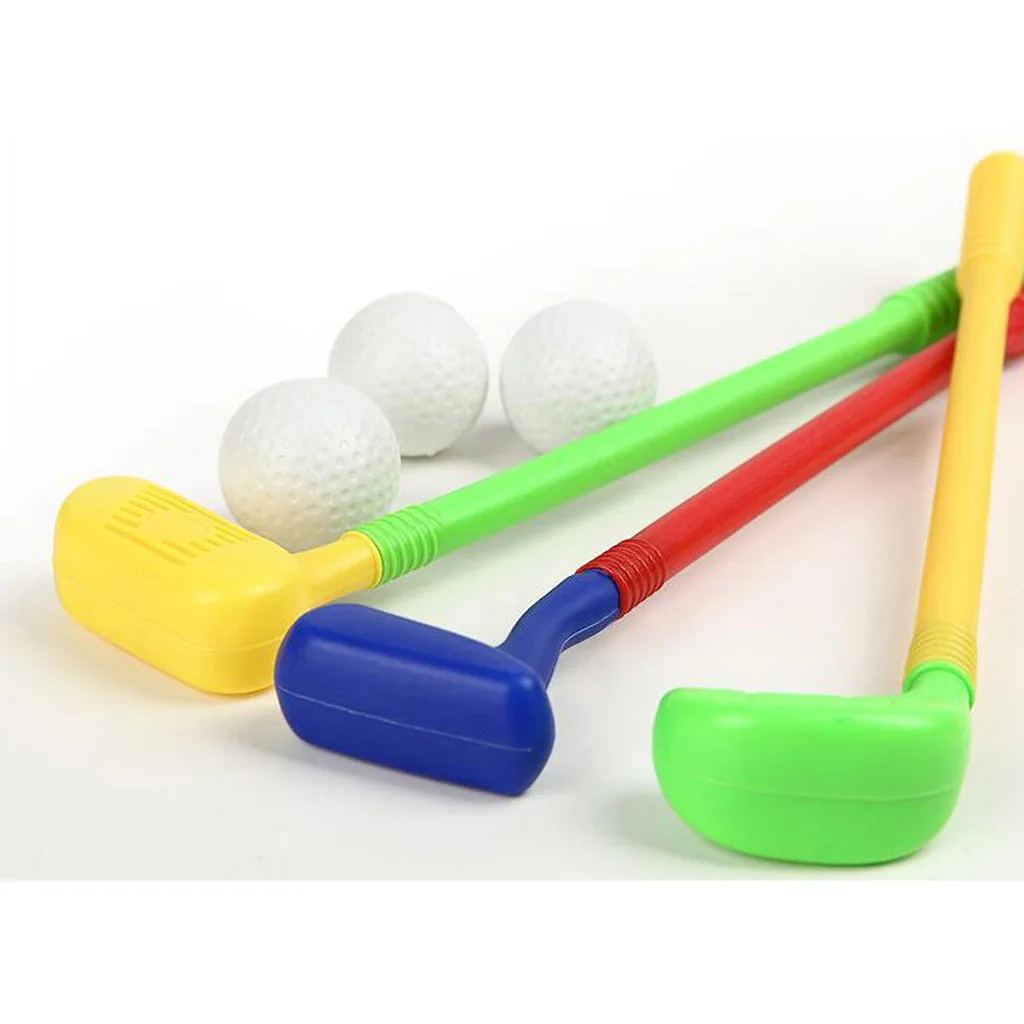 MagiDeal мини Пластик мяч гольфклуба детский комплект одежды открытый весело игрушки для спорта для дворе парк сад площадка
