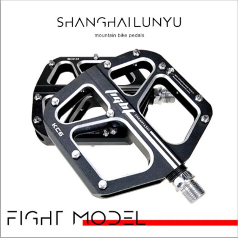 

Ultralight SHANMASHIKC6 bicycle pedal BMX mountain bike large flat comfortable slip nail aluminum pedal pedal bicycle accessorie