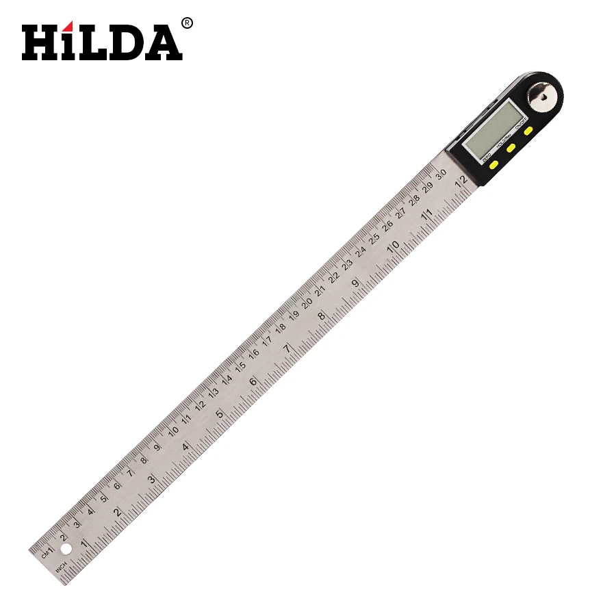 

Stainless Steel Angle Ruler 300mm Digital Protractor Inclinometer Goniometer Level Measuring Tool Electronic Angle Gauge