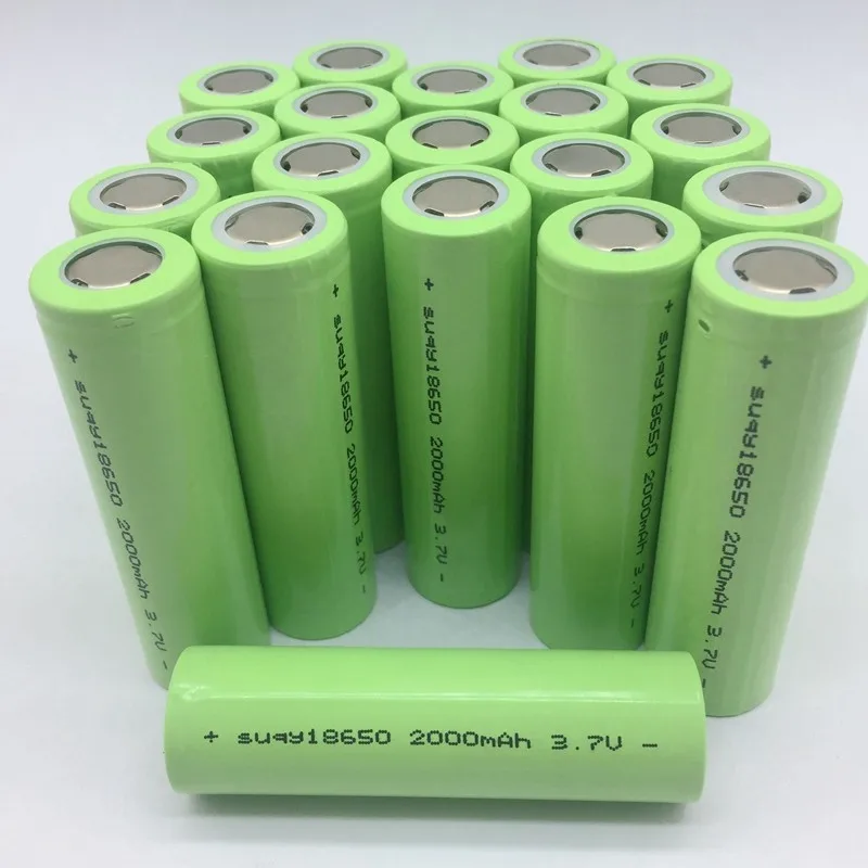 Supersedebat Новые 3,7 v 2000mah литиевые аккумуляторные батареи 18650 для Led Фонарь игрушки литий-ионная аккумуляторная батарея