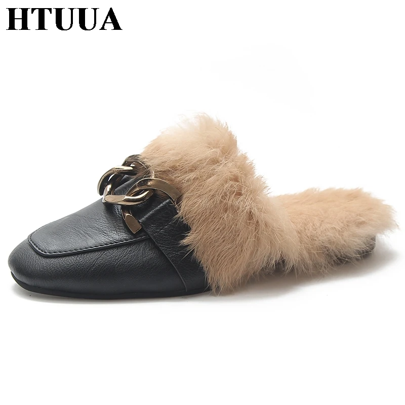 name brand fluffy slippers