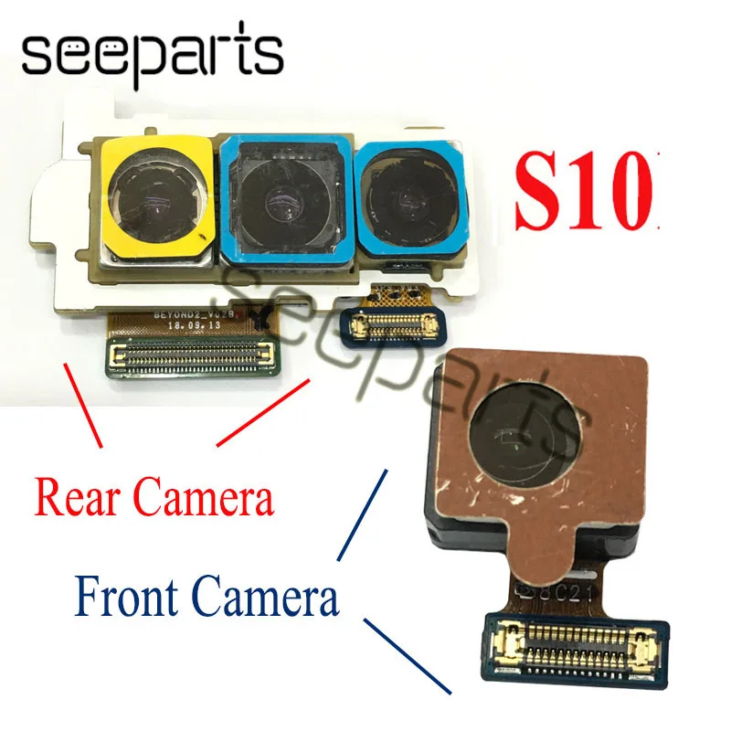 For Samsung Galaxy S10 Front Camera Flex Cable For Samsung S10 Rear Camera Replacement Parts For 1
