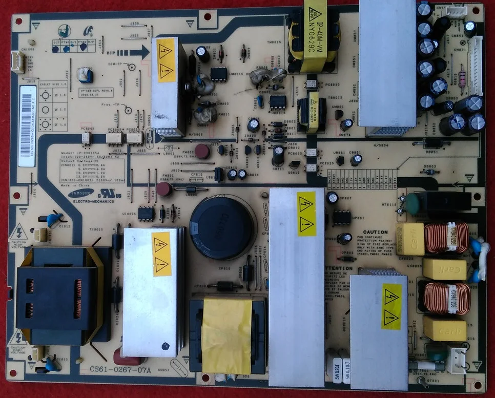 

LA40R71B LT40R71B power panel IP-230135A CS61-0267-07A is used