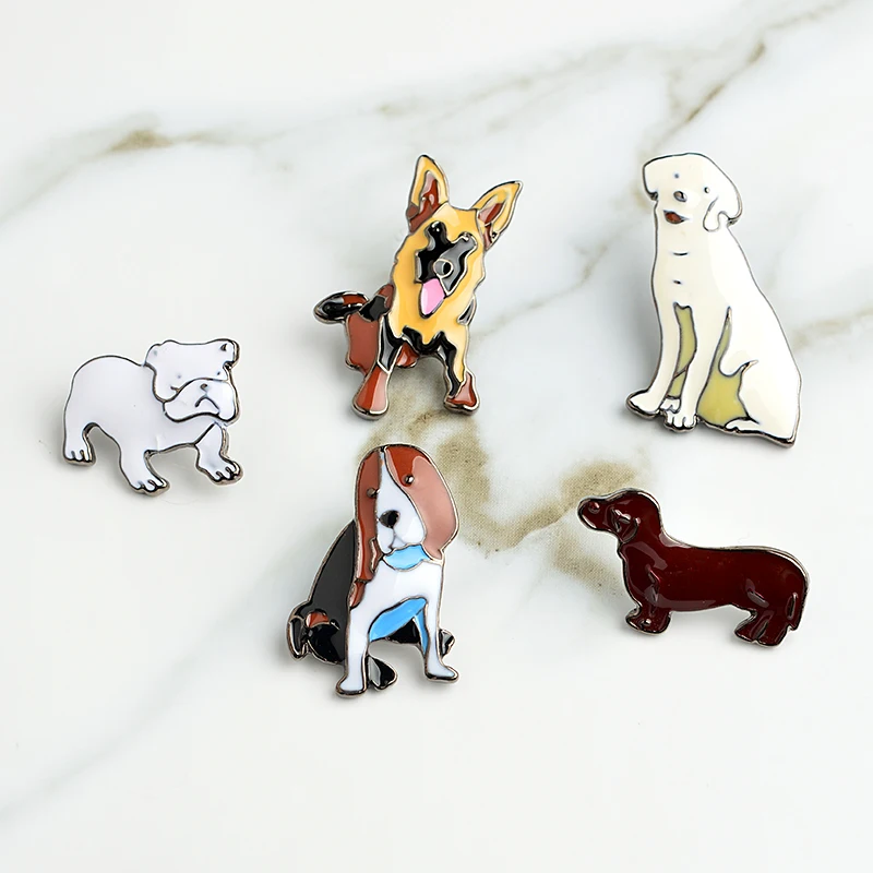 

Dog pins Dog brooches Enamel pin Badges Lapel pins Cloth jeans bags Decorative Accessories Dog jewelry Dog lover gifts