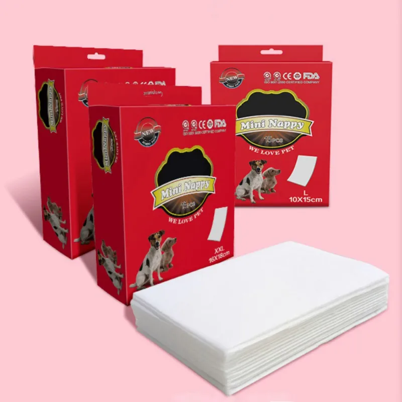 

Pet Dog Preventing Leaks Menstrual Pad for Female Dogs Super-Absorbent Physiological Mat Detachable Diaper Pads Dog Supply 10pcs