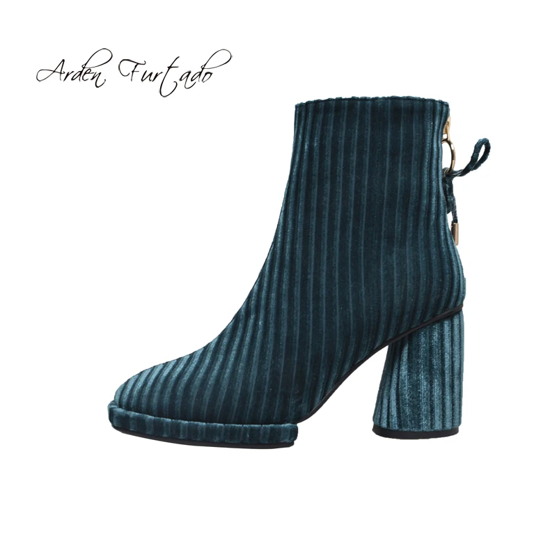 ladies green ankle boots