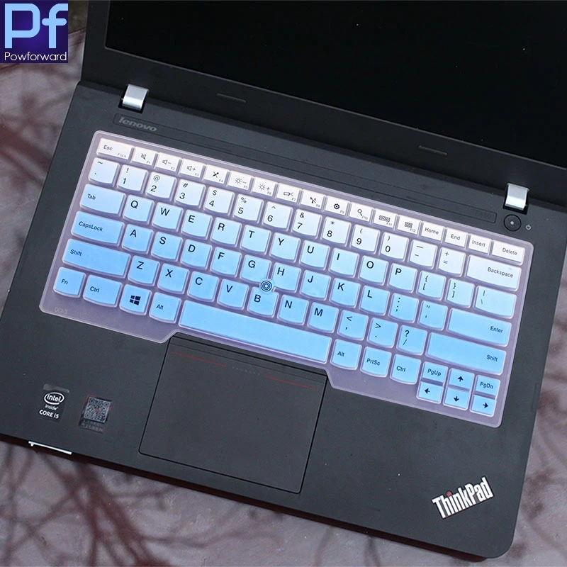 14 дюймов чехол для клавиатуры ноутбука протектор для lenovo ThinkPad E475 E480 T440 T450 T460 T470 T480 E455 E465 L470 R480 S I P - Цвет: fadeblue