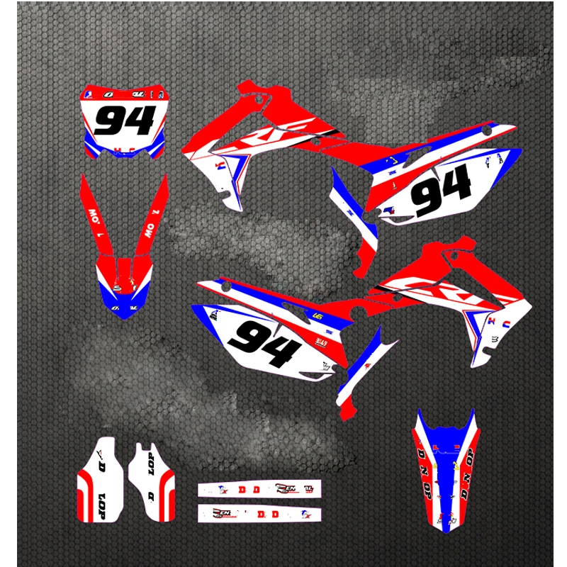 2017 2018 для Honda CRF450R CRF250R бесплатный индивидуальный графический и фотографический