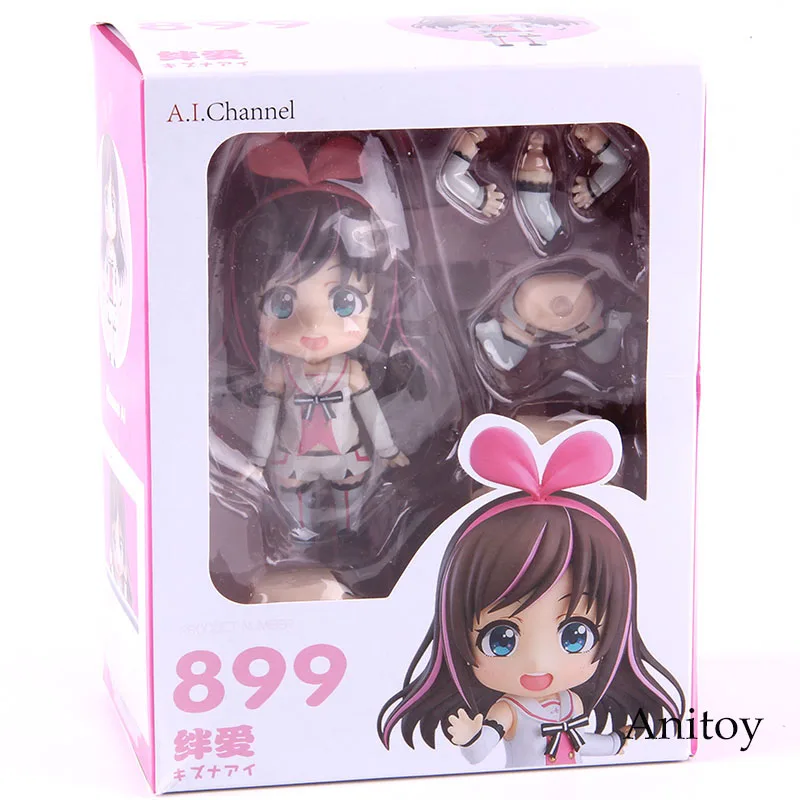 Nendoroid 899 virtuber A. I. Channel Kizuna Ai Q Version мини ПВХ фигурка Коллекционная модель игрушка в подарок