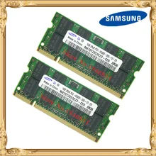 Samsung 2GB 2x1GB PC2-5300 DDR2 667 память ноутбука 1G 200-pin SO-DIMM ram ноутбук