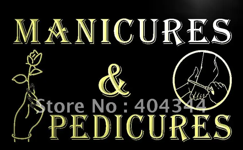 LB592 Manicures Pedicures Beauty Salon LED Neon Light Sign